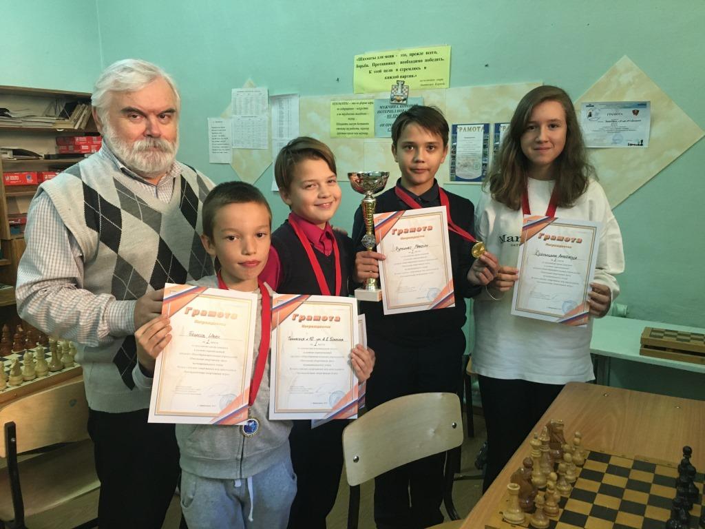 победители муниципальный этап ШСЛ по шахматам