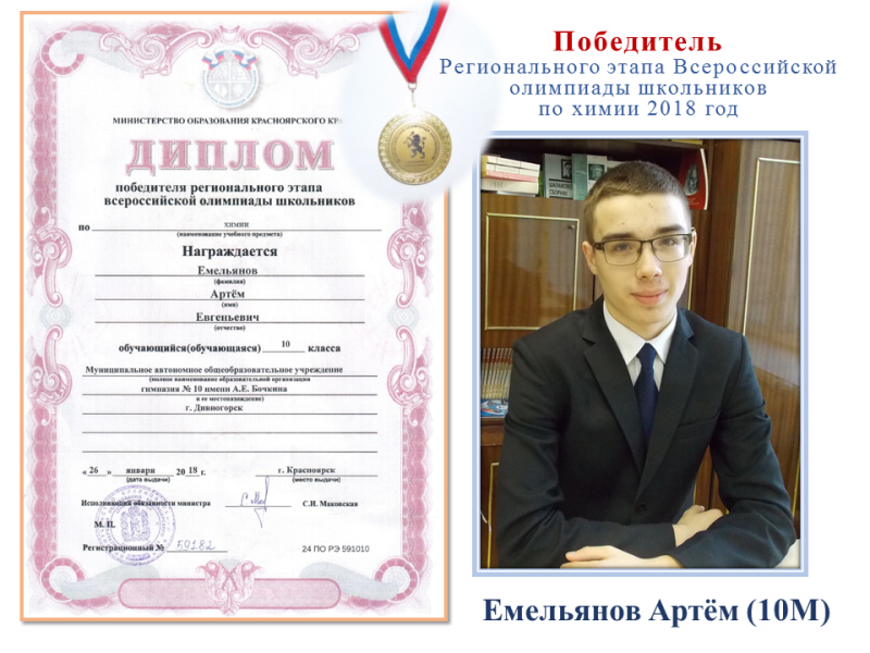 Емельянов Артём 10М